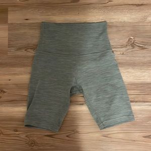 Lululemon bike shorts, high rise